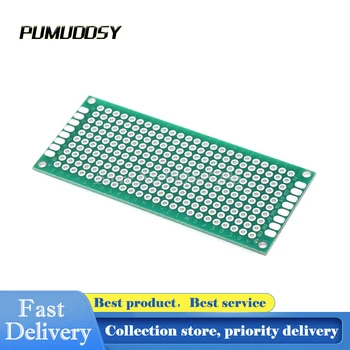 

5PCS/LOT 3X7cm Double Side Prototype pcb Breadboard Universal for Arduino 1.6mm 2.54mm Practice DIY Electronic Kit Tinned 3*7cm