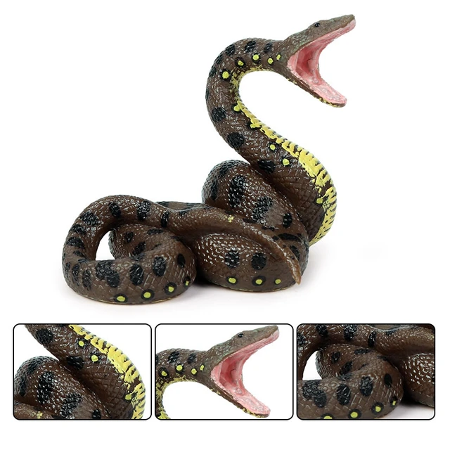 Children'S Toy Snake Model Simulation Reptile Giant Python Big Python Wild Animal Snake Model 5