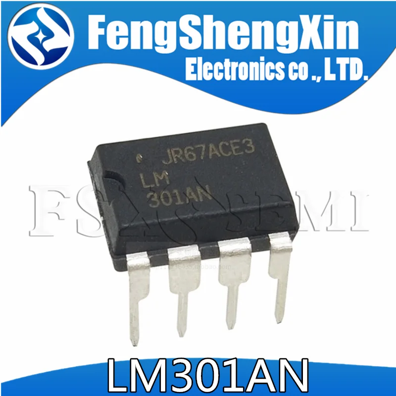 100pcs/lot LM301AN DIP 8 LM301 Operational Amplifiers IC|Integrated ...