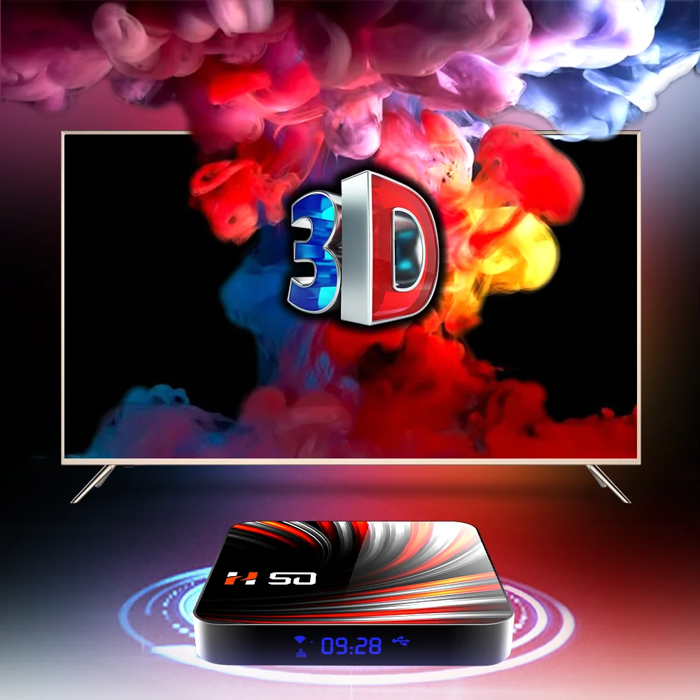 ТВ приставка Andriod 4K Smart TVBox 4 ГБ 32 64 Гб Google Voice Assisgant RK3318 Android 10 BT4.0 2 4G & 5G WIFI