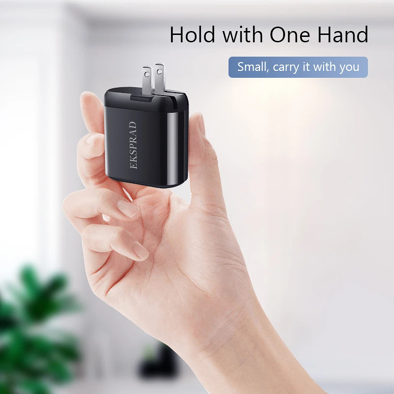Eksprad Quick Charge 3,0 USB зарядное устройство светодиодный дисплей QC 3,0 PD Быстрая зарядка зарядное устройство для мобильного телефона для iPhone 11 11Pro X XR XS 6 7 8