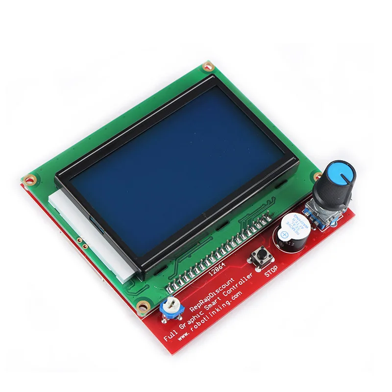 

Smoothieboard 5X V1.1 Motherboard with 12864 LCD Display Kit for CNC 3D Printer GV99
