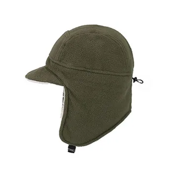 

Unisex Windproof Keep Warm Cycling Outdoor Adjustable Adult Buckle Winter Travel Sports Soft Lamb Cashmere Ski Cap Portable