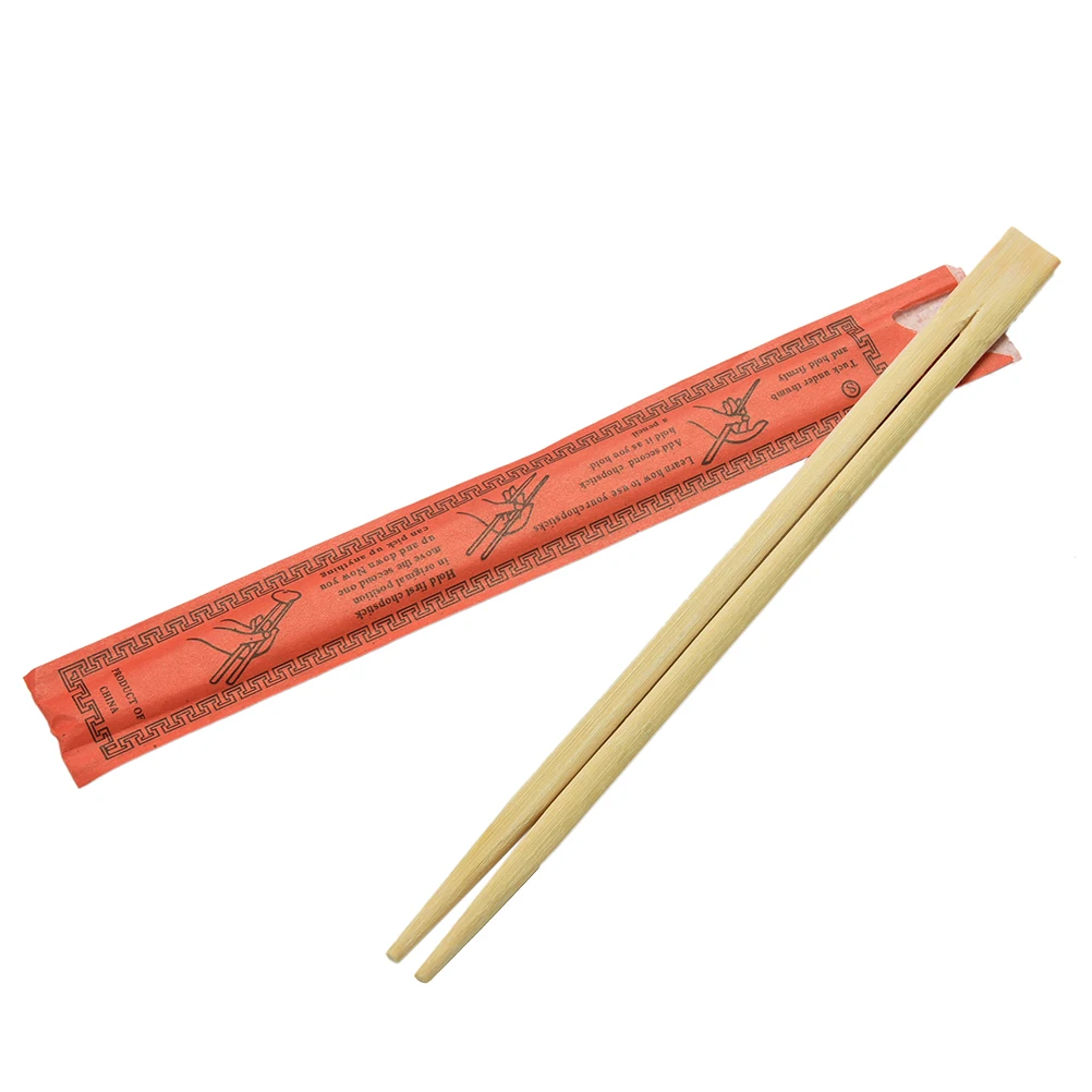 10 пар одноразовые палочки для еды из китайского бамбука Kari-Out " Длинные индивидуально упакованные палочки