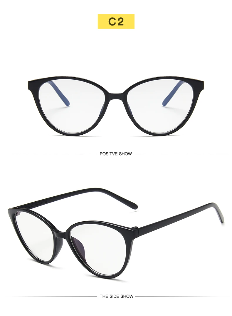 Очки longkeader оправа для очков в стиле кошачьи глаза Женская мода ультра светильник прозрачные очки плоские прозрачные линзы очки