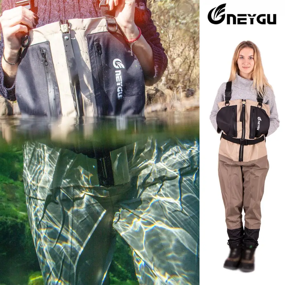 Рыболовные сапоги NEYGU водонепроницаемые и дышащие с медной молнией для взрослых
