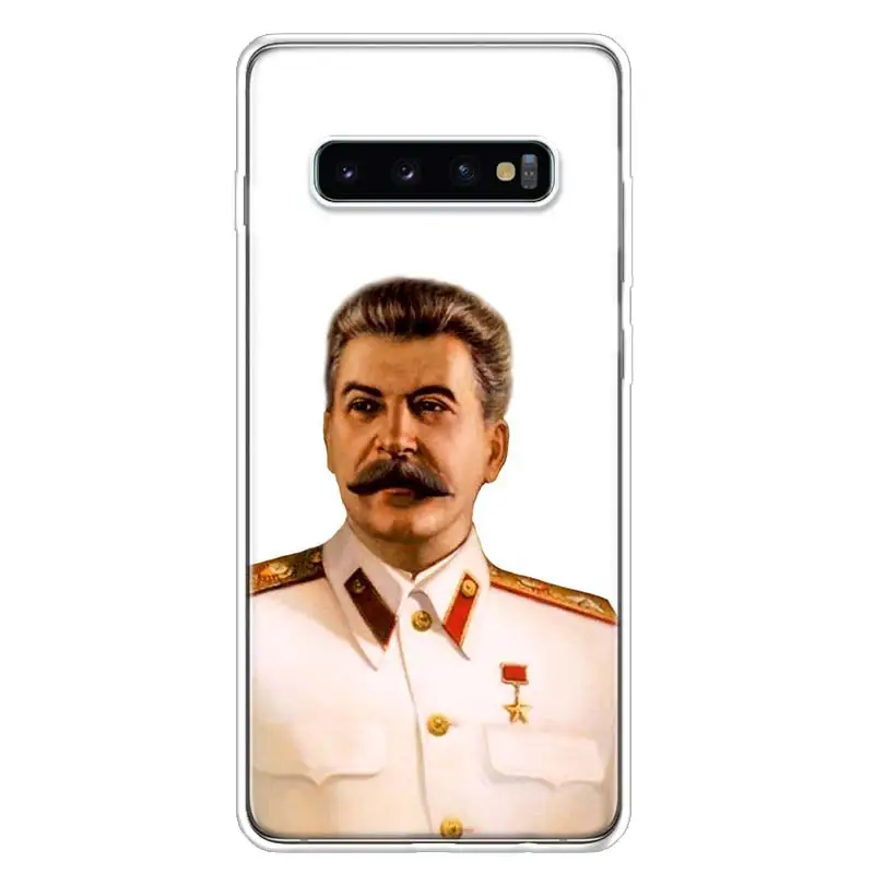 Русский Сталин СССР крышка чехол для телефона для samsung Galaxy A10 A20E A30 A40 A50 A70 A50S A80 M30S A6 A7 A8 A9 Plus+ Coque