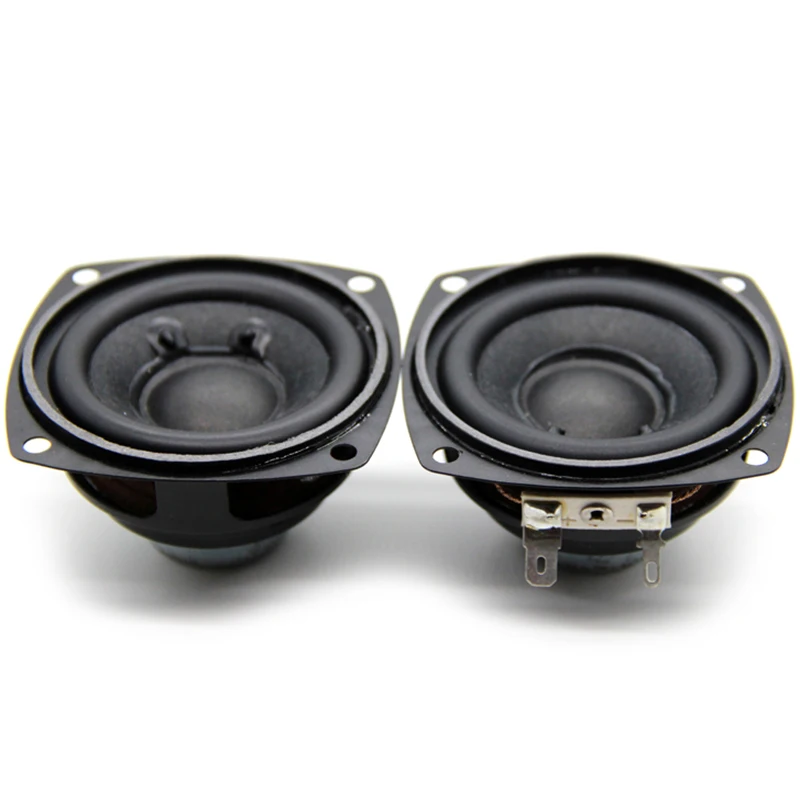 2Pcs 2.5 Inch Portable Speakers 4Ohm 10W 66MM Full Range Audio Speaker Bass Multimedia Neodymium Magnet Loudspeaker 2Pcs 2.5 Inch Portable Speakers 4Ohm 10W 66MM Full Range Audio Speaker Bass Multimedia Neodymium Magnet Loudspeaker