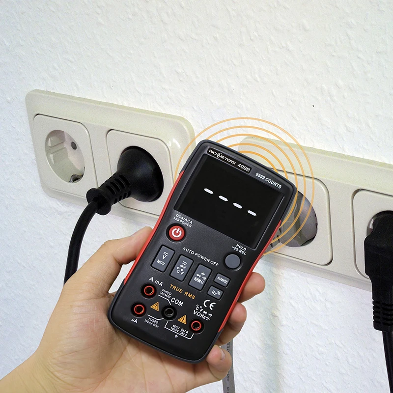 Digital Multimeter RM409B Button 9999 Counts With Analog Bar Graph AC/DC Voltage Ammeter Current Ohm Auto/Manual