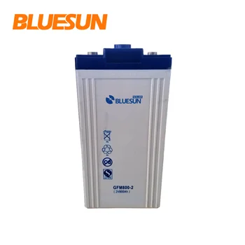 شراءBluesun دورة عميقة 2 فولت 1000AH 2000AH 3000AH البطارية الشمسية لنظام شبكة عزل الحرارة