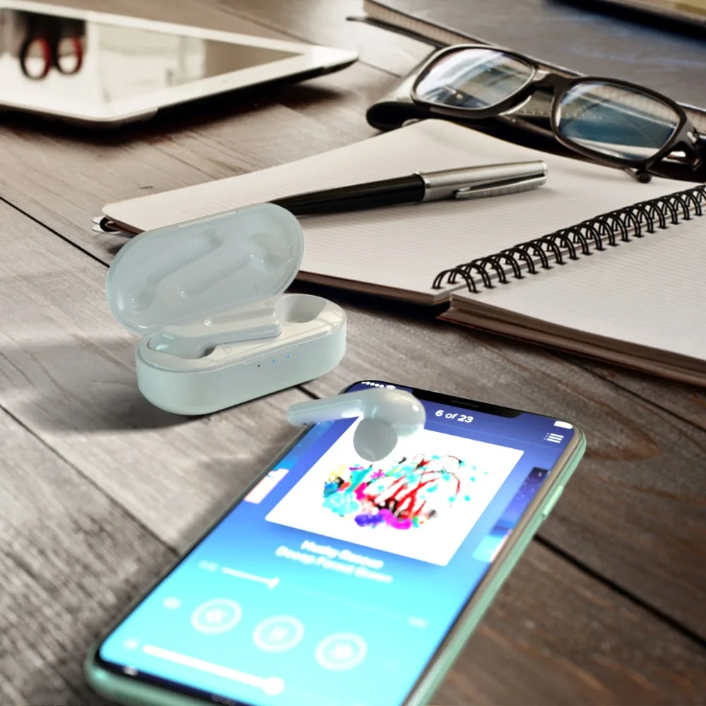 Mpow M21 TWS Earphone Bluetooth 5.0 Wireless Headphones 18 Hours Playing Tiem With Charging Case Touch Control Earbuds For Phone (6)