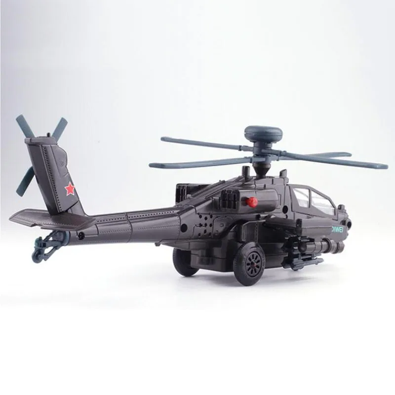 1/64 масштаб 23 см Apache Ач 64 вертолёт милитарная модель армейский истребитель