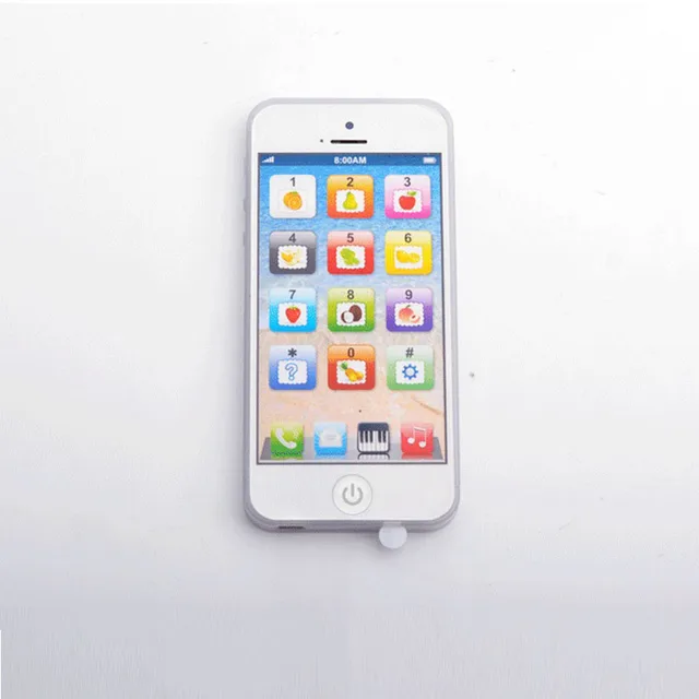 Children Simulation Phone Baby Musical Early Educational Toys English Learning Cellphone with Light Sound Mobile Vocal Toy 6
