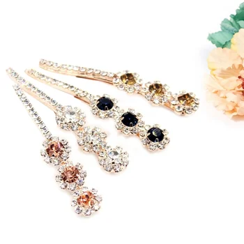 

8 Pcs Pearl Hair Clips Short Barrettes Bobby Pin Hair Pins for Ladies and Girls (Navy, Champagne, Light Yellow, White 2pcs Each)