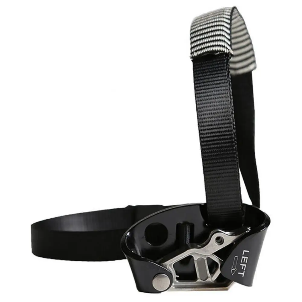 Left/Right Foot Ascender Riser Rock Climbing Mountaineering Safety Equipment Indoor Sport Accessory for Camping Hiking Equipment