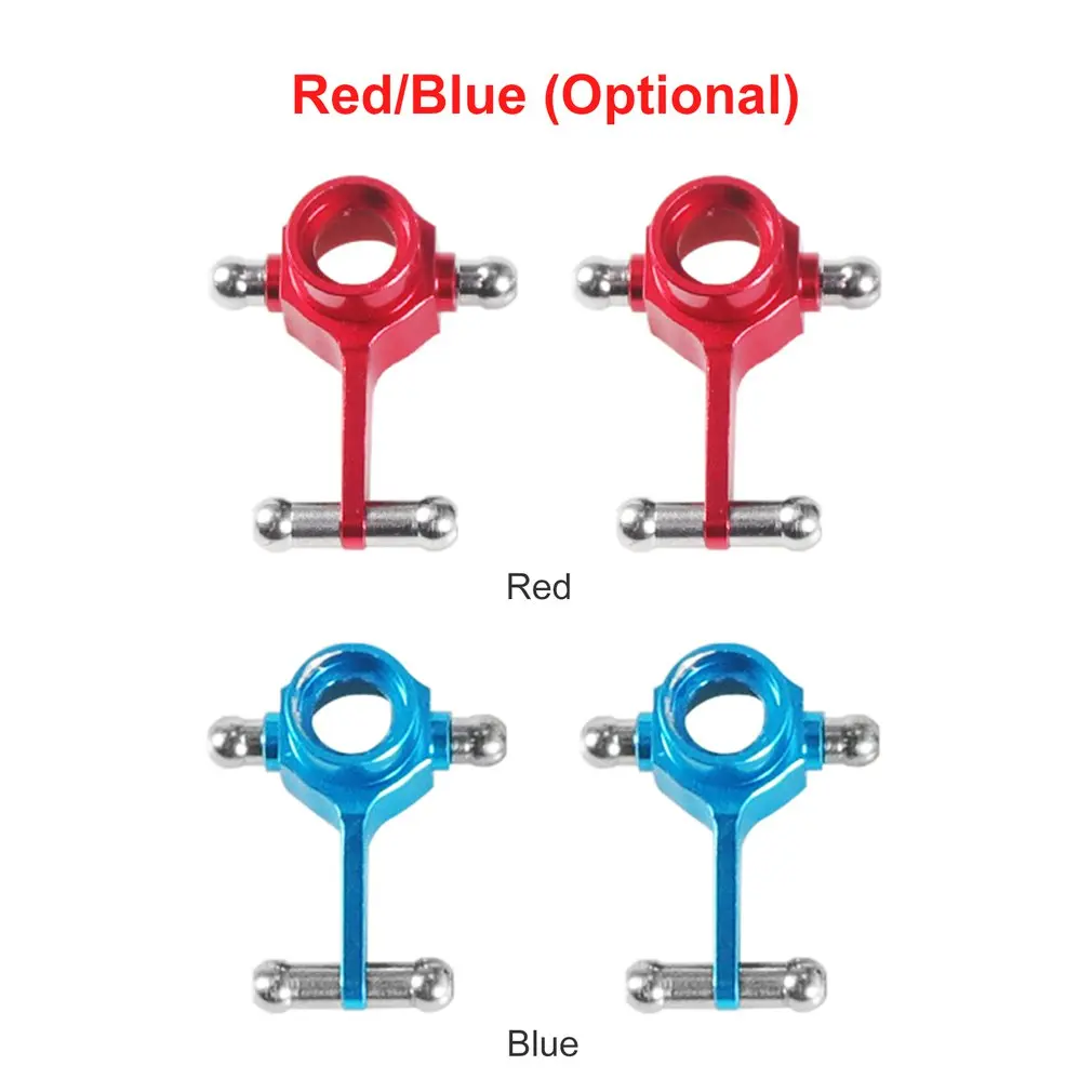 2pcs Upgraded Metal Parts Front Steering Cup RC Car Set Front Wheel Steering Controller for Wltoys 1/28 RC Car K969