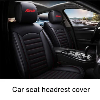 

Car Seat Headrest Cover for Ford Fiesta PU Leather Luxury Water-proof Automobiles Seat Headrest Covers