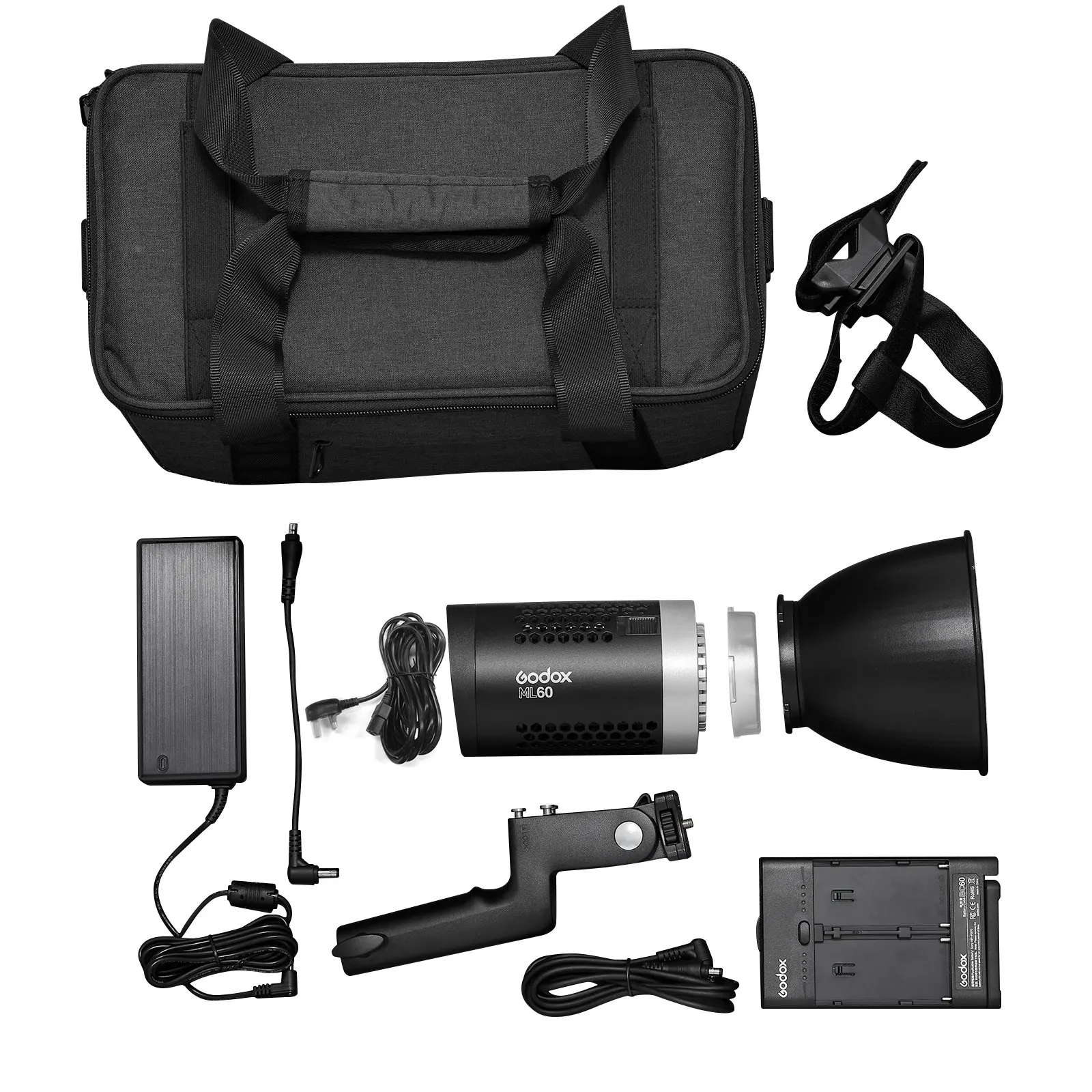 Godox ML60 LEDライト Amazon.com: Godox ML60 60W LED Light
