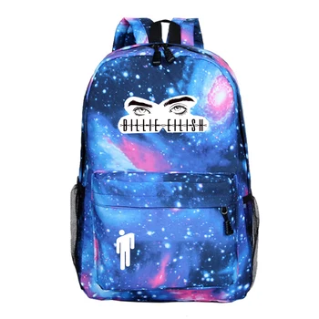 

Cool Unisex Billie Eilish Backpack Student Schoolbag Teens Bookbag Kids Primary School Rucksack Boys Girls Travel Backpack Gift