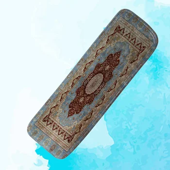 

5pcs Non-slip Stair Carpet Treads Washable Stair Tread Mat with Adhesive Tape and Rubber Backing(Pattern 5)