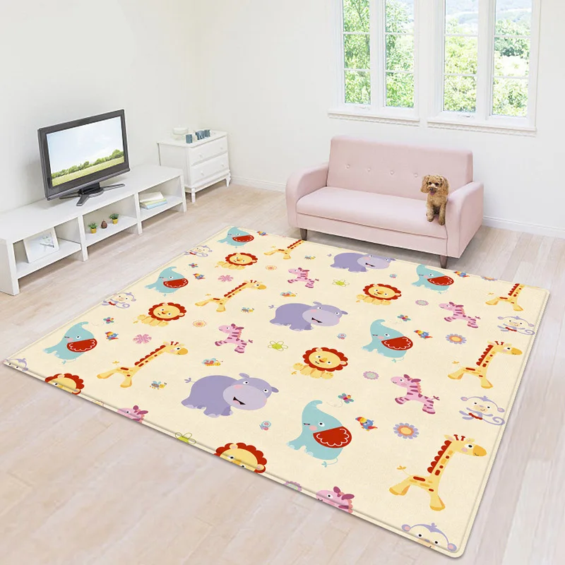 

Baby Crawling Play Mat Fun Environmental Protection Carpet Two-sided Kid Educational Odorless Game Blanket for Children Activity