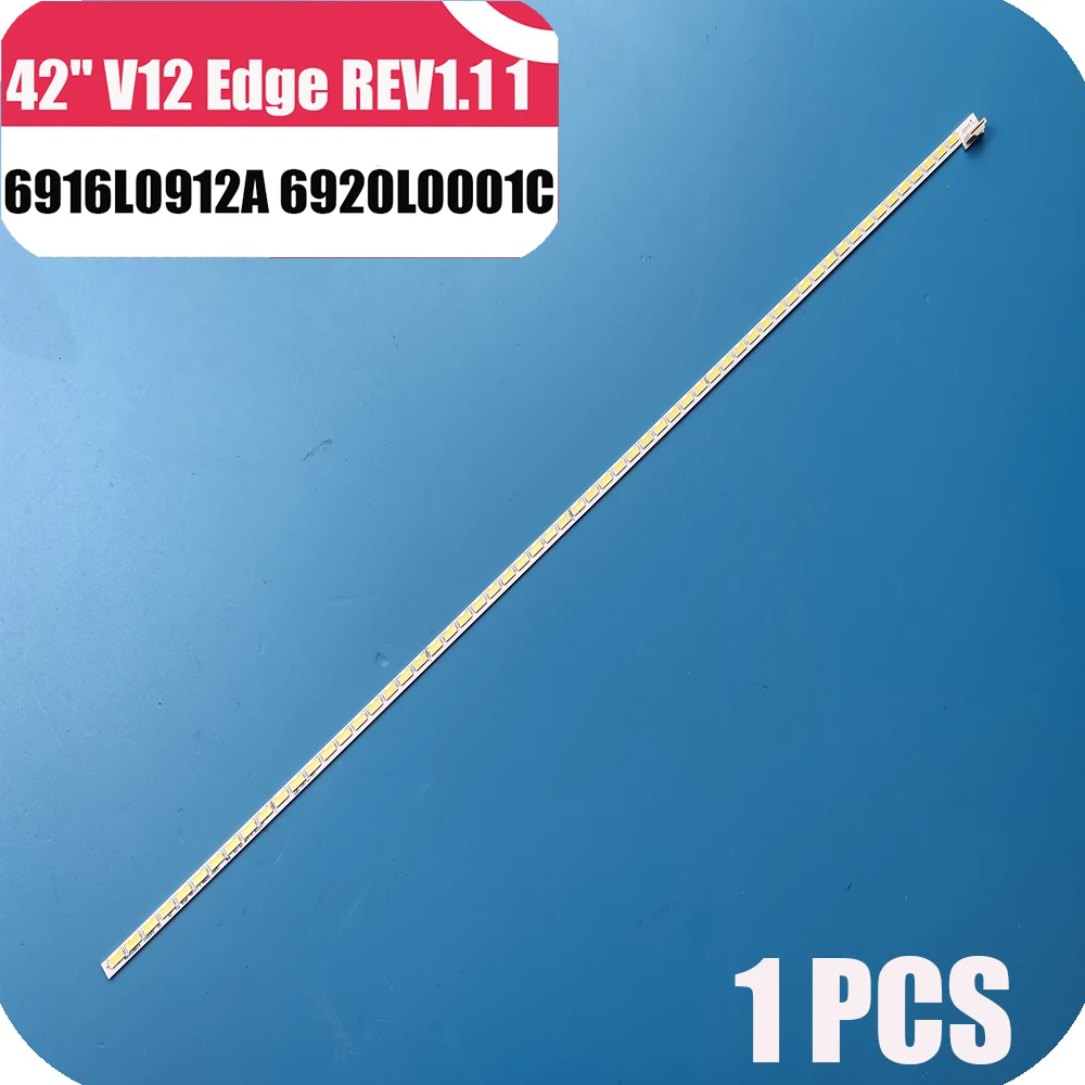 TV LED 어레이 라이트 바, LED 백라이트 스트립, 매트릭스 LED 램프, 렌즈 밴드, 42 인치, V12 엣지, REV1 ...