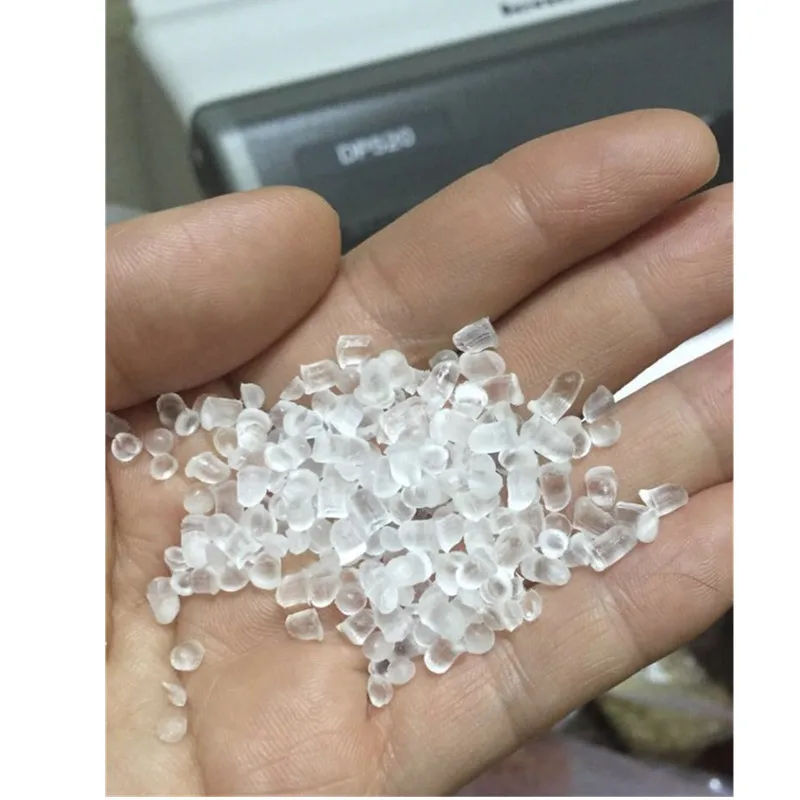 

HD Transparent PVC Plastic Particles Crystal Shoes Raw Material Mold Plastics Two Material Crystal Grains Rain Shoes Shoe Sloes