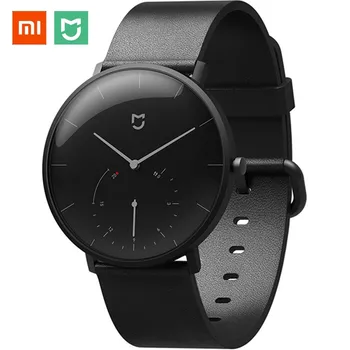 

Original Xiaomi Mijia Quartz Smart Watch Men Leather Simple Women Waterproof Bluetooth Sport Smartwatch Mechanical Pedometer