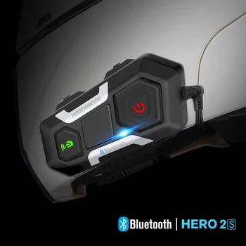 

HEROBIKER Motorcycle Intercom Helmet Headset Helmet Waterproof Speaker Interphone Moto Headset Wireless Intercomunicador 1200M