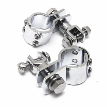 

Motorcycle Foot Peg Mounts 25mm 32mm Highway Crash Engine Guard Bar Clamp
