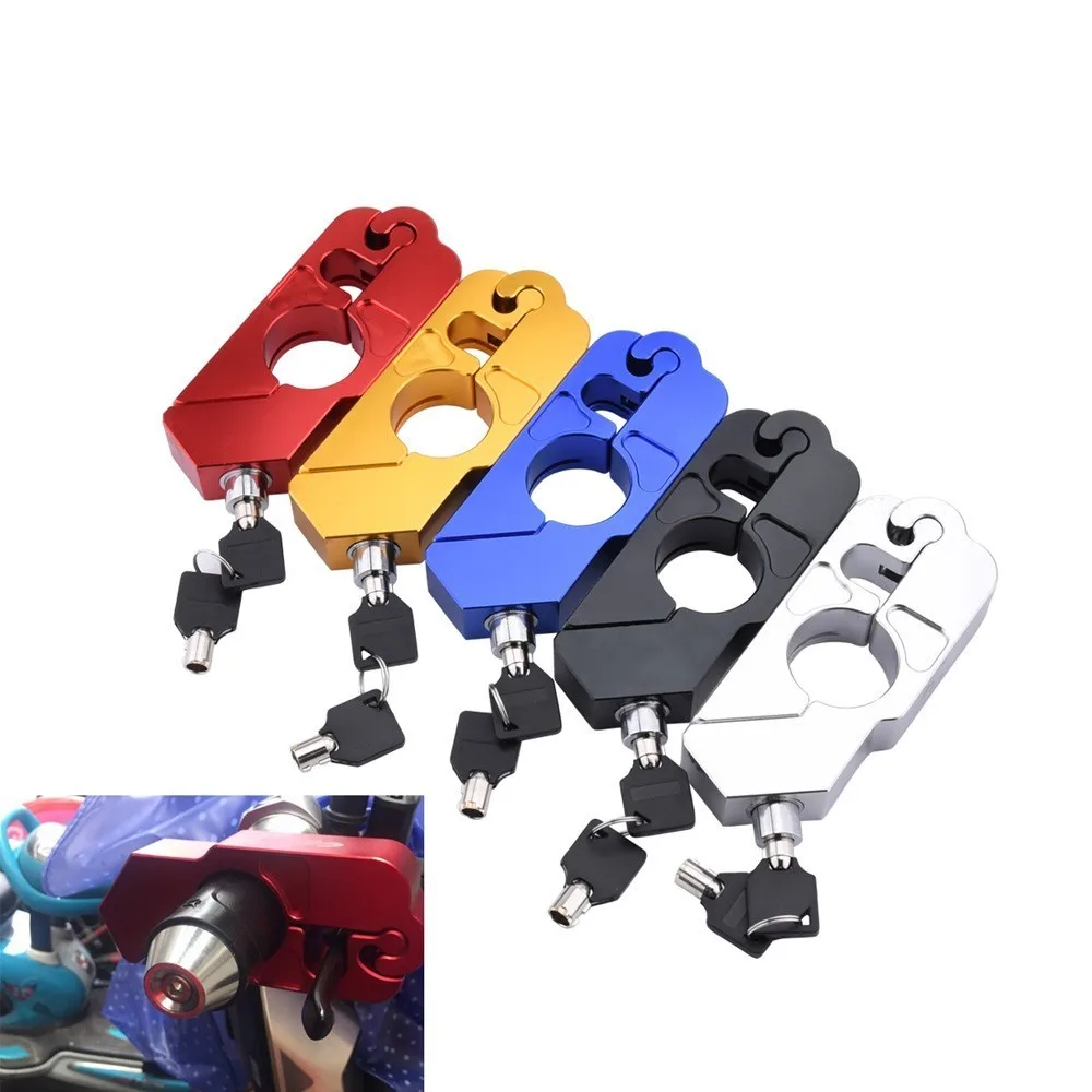 

Safety Locks Motorcycle Handlebar Grip Street Security It Scooter Atv Dirt Bikes Auto