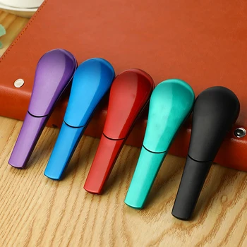 

Portable Magnetic Tobacco Spoon Smoking Pipes with Gift Box Creative Mini Herb Metal Hookah Tobacco Pipes Accessories Shisha