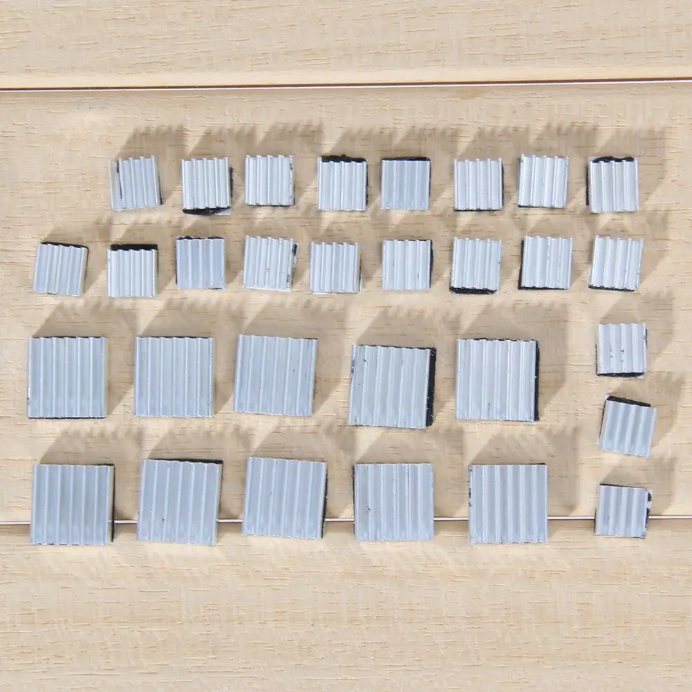 30 х Алюминиевый радиатор кулер клей комплект для охлаждения Raspberry Pi | Компьютеры и