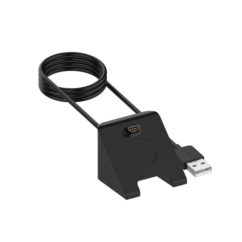 1 м USB кабель для быстрой зарядки кабель питания зарядное устройство провод для Garmin Fenix 6 6S 6X5 5S 5X Forerunner 245 935 945 Vivoactive 4S - Цвет: Черный