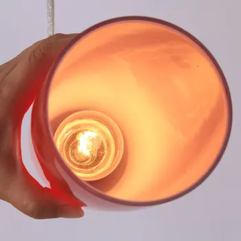 

Nordic Simple bar Chandelier restaurant single-head chandelier personality Creative glass chandelier Restaurant glass chandelier