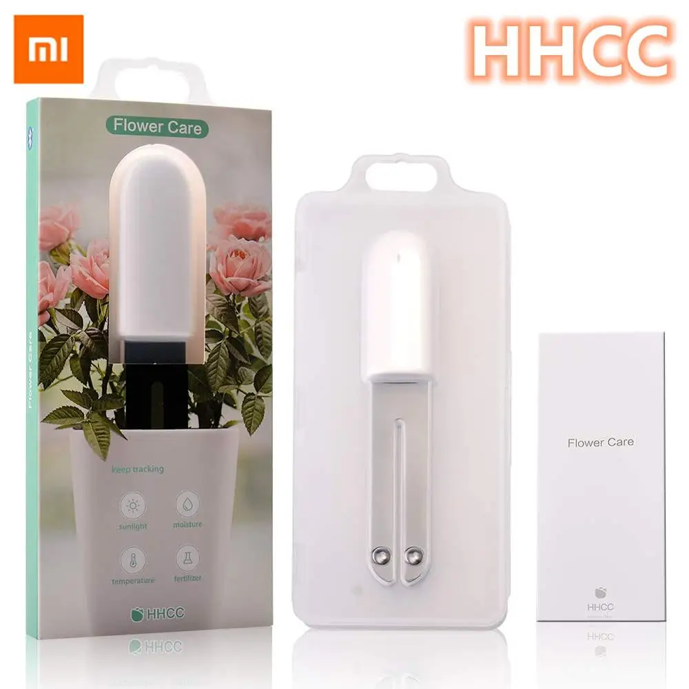 

Original Xiaomi Flower Monitor Plants Grass Soil Water Light Smart Tester HHCC VegTrug Version Flora Detector Sensor For Garden