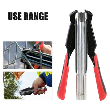 

Spring-loaded Poultry Cage Pliers Fastening Clamp Installation Sealing Pliers for Chicken Dog Cage with 500pcs C Type Nails