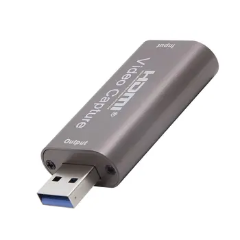 

HDMI to USB 3.0 Audio Video Capture Card Game Recording Box Live Streaming Plate Camera Switch Game Recording