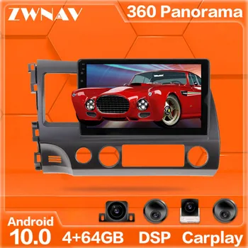 

9" IPS screen Android 10 4+64G BT Car Multimedia player For Honda Civic 2006-2012 DSP GPS Navi Head unit Auto Audio Radio Stereo
