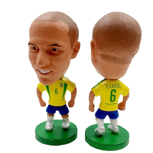 Cute Soccer Star Football Figure PVC Cake Decoration Doll 2020 Football Player Toys Fans Souvenir Birthday Gift Micro Landscape Carlos-GJ