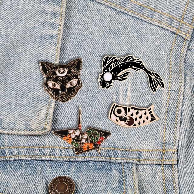 Well-meaning Plant Killer Potted Brooch Pins Enamel Metal Badges Lapel Pin  Brooches Jackets Jeans Fashion Jewelry Accessories