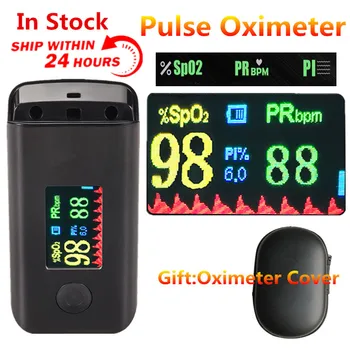 

Finger Pulse Oximeter PI PR SPO2 Accurate Meter Daily Sports Fitness Pulse Rate Alarm Meter Oximeter Oximetro De Pulso Dedo