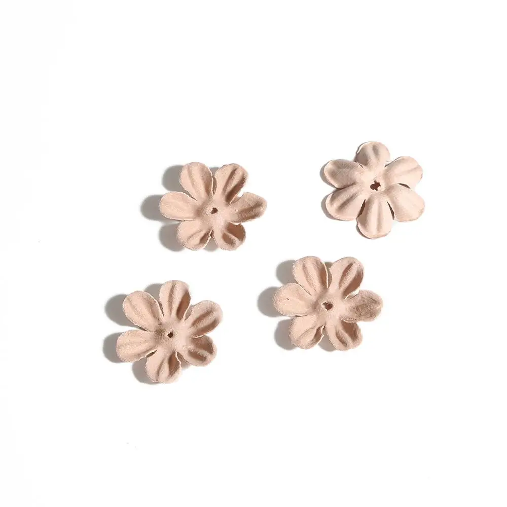 Ткань розовый цвет имитация лепестков мульти-стиль DIY трехмерный цветок для серьги ручной работы ожерелье Изготовление ювелирных изделий - Цвет: 21