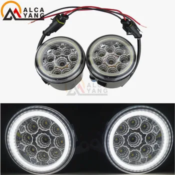 

1 set Angel Eyes Fog Lamp Assembly Super Bright LED Fog Light For Nissan Note E11 Murano Z51 Lafesta Presage 2004-2015