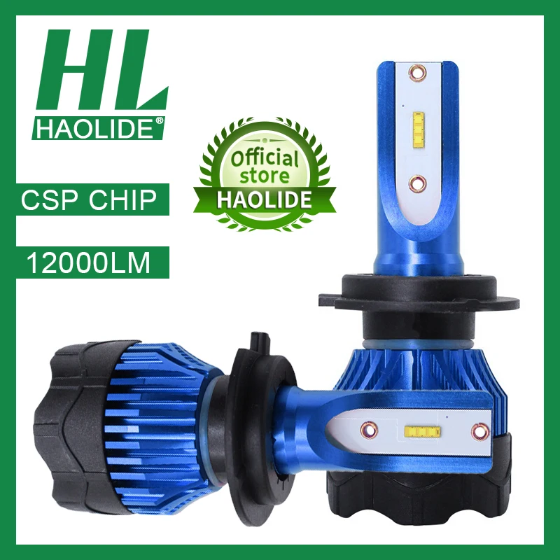 /HL LED Headlight Bulbs for Cars H1 H4 H7 H8 H9 H11 9005 HB3 9006 HB4 12000LM 6500K 4300K LED Bulbs Auto Lamps Motorcycle Lights