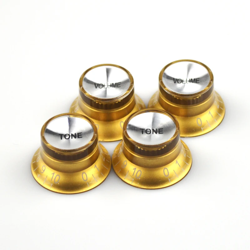 Guitar Speed Knob Silver | Guitar Knobs Silver Top | Guitar