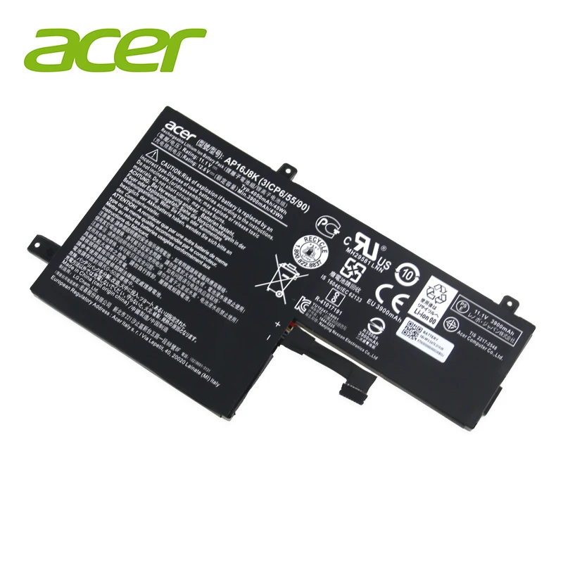 acer ноутбук Батарея AP16J8K для acer C731 3ICP6/55/90 серия планшет 11,1 V 45wh