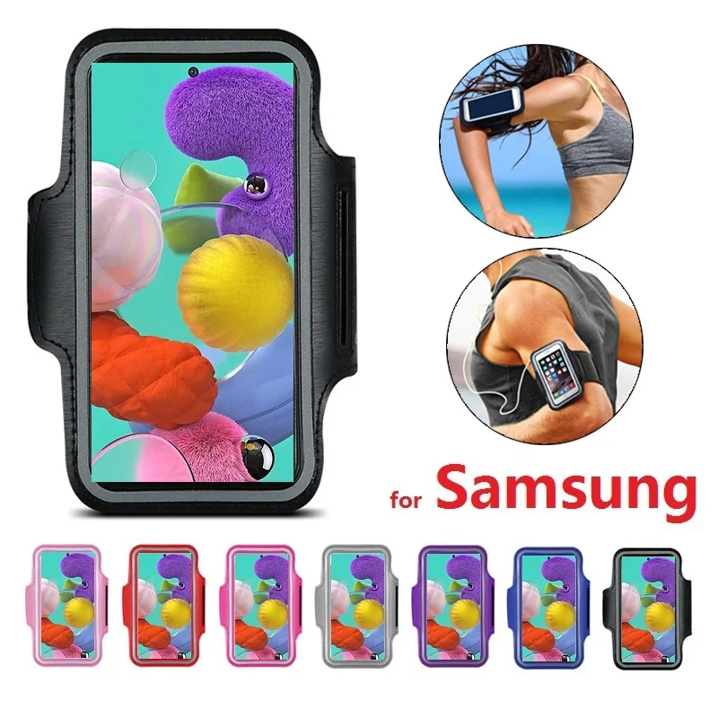 чехол на руку для бега Нарукавники сумка Samsung A51 A71 A50 A40 A30 A70 M40 M30 S20 Ultra S10 S9 S8 Plus Note 10