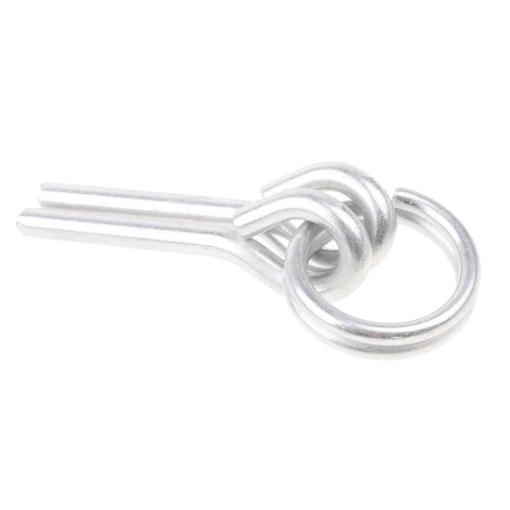 Premium Awning Tent Pole Rings With 2 Pins For Outdoor Camping Hiking Travel Tents Accessories