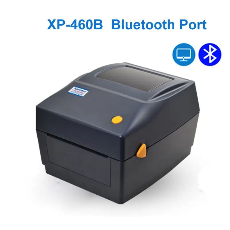 Bluetooth and USB Высокое качество принтер этикеток Термоэтикеток штрих-код принтер не нужен карбоновый ленточный принтер - Цвет: Bluetooth and USB